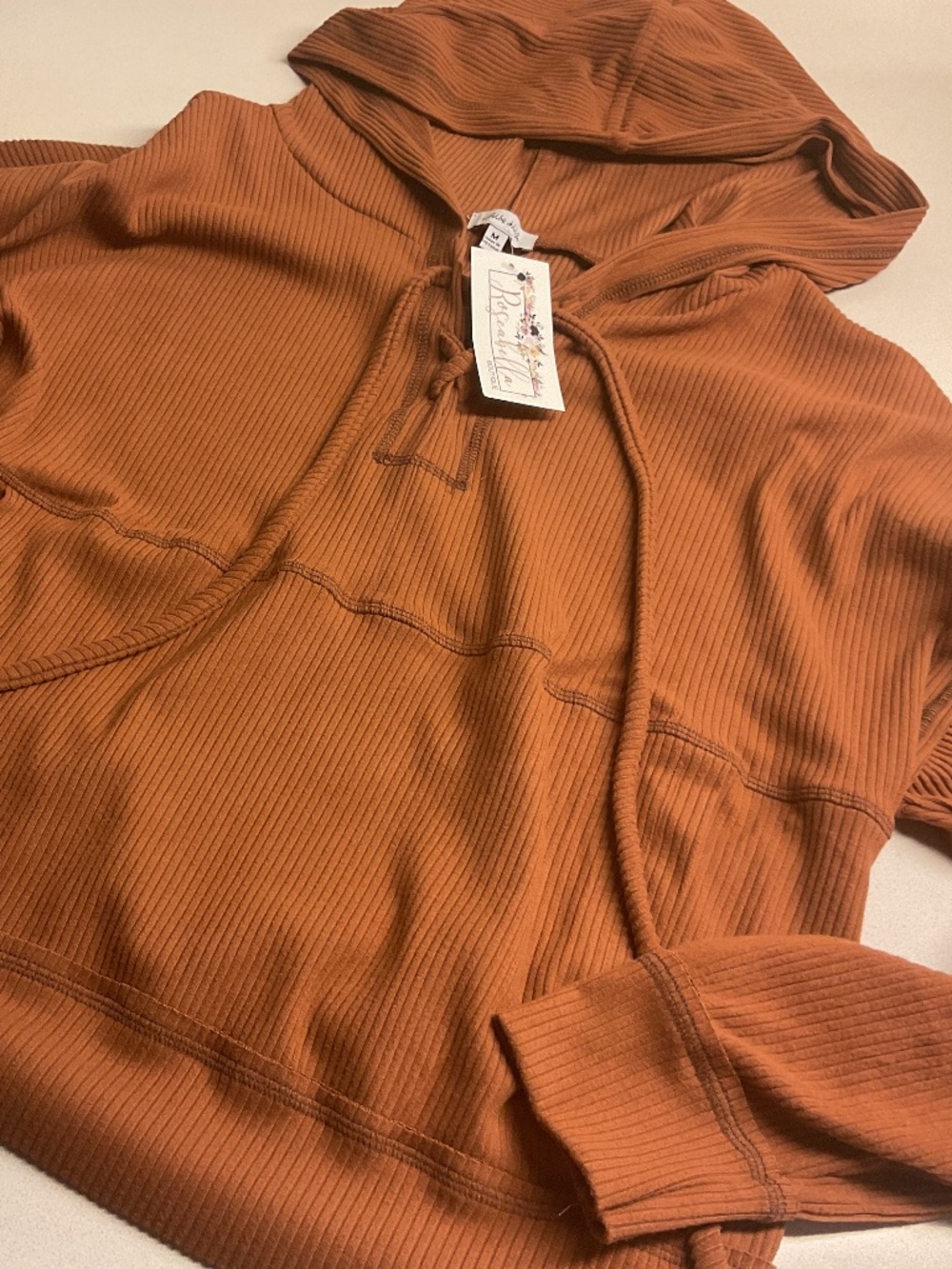 NWT CINNAMON WHITE BIRCH HOODIE SIZE MEDIUM